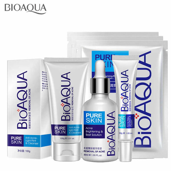 Kit x 4 Cuidado Facial Anti-Acné - BioAQUA Combo