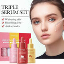 Kit x 3 de Sérums/Sueros Faciales: Nicotinamida, Cúrcuma y Baba de Caracol - BIOAQUA - Lunaurea | Skincare, Maquillaje, Cosméticos