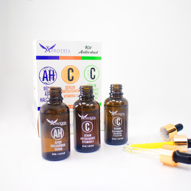 Kit Anti-Edad Anti Arrugas Afrodita X3