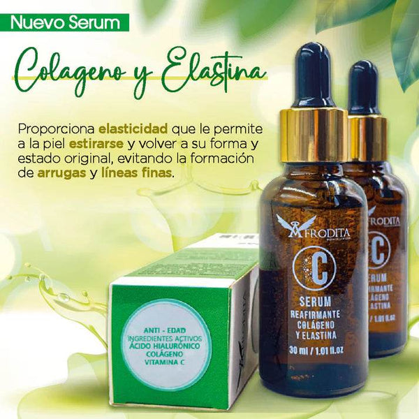Sérum de Colágeno y Elastina - Afrodita | Tratamiento Anti-Edad
