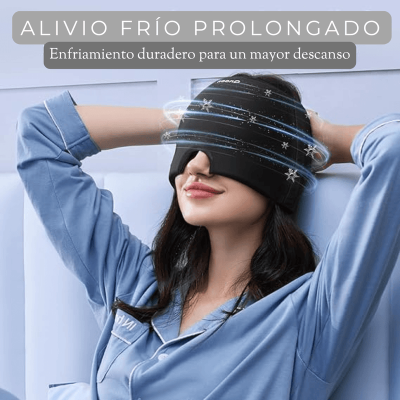 Gorra Antimigrañas de Alivio Natural | Frío y Calor Terapéutico