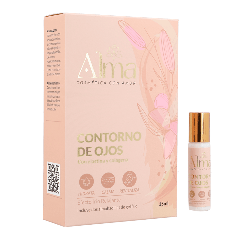 Contorno de Ojos con Elastina y Colágeno - Alma Cosmetics - Lunaurea | Skincare, Maquillaje, Cosméticos