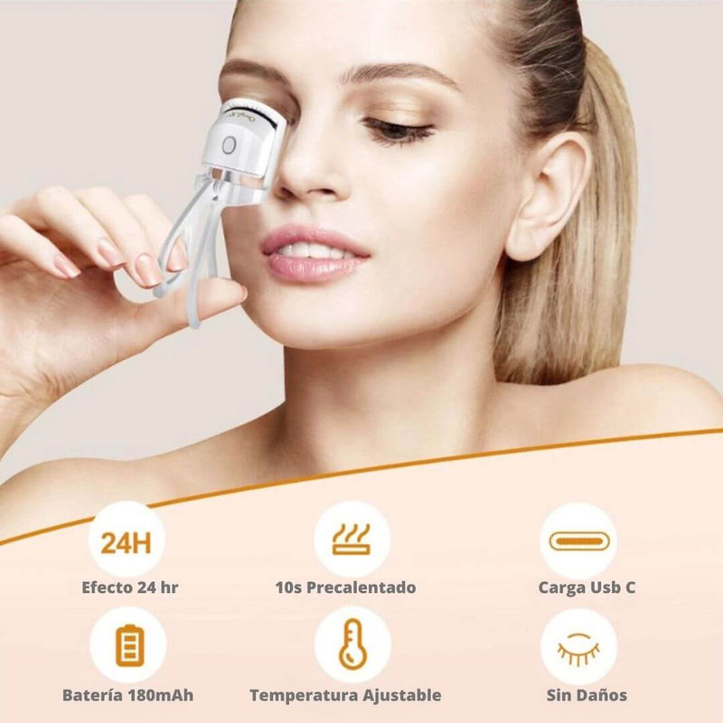 Encrespador y Rizador de Pestañas Eléctrico | USB Recargable