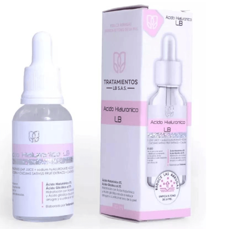 Ácido Hialurónico LB | Reduce Arrugas | Tratamientos LB SAS - Lunaurea | Skincare, Maquillaje, Cosméticos