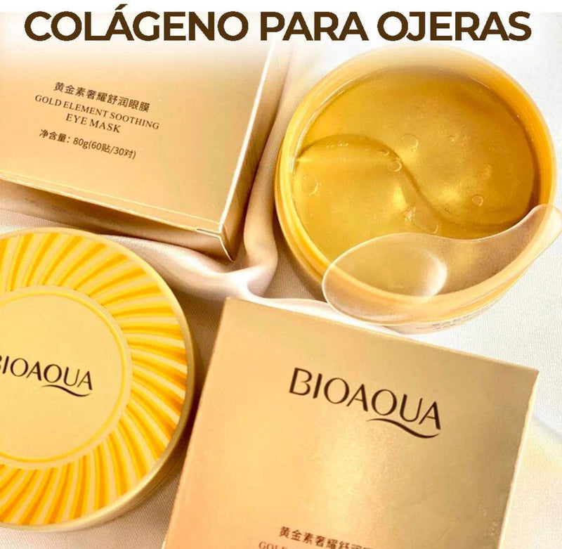 Parches Para Ojos Hidrogel 24K BIOAQUA - Lunaurea | Skincare, Maquillaje, Cosméticos