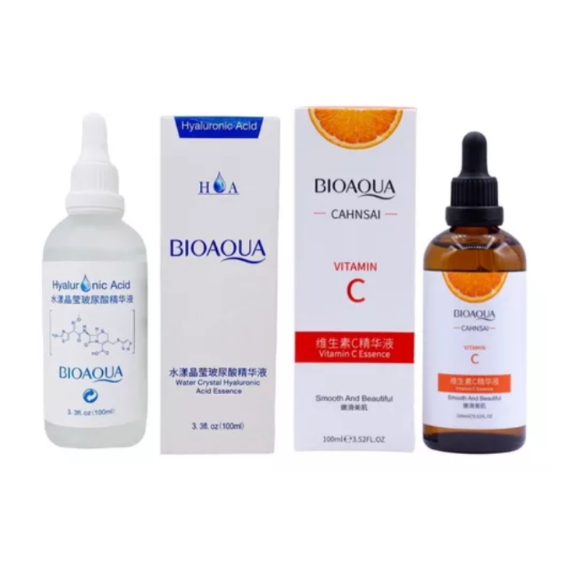 Combo Hidratación Intensiva Anti-Edad Ácido Hialurónico + Vitamina C - BIOAQUA