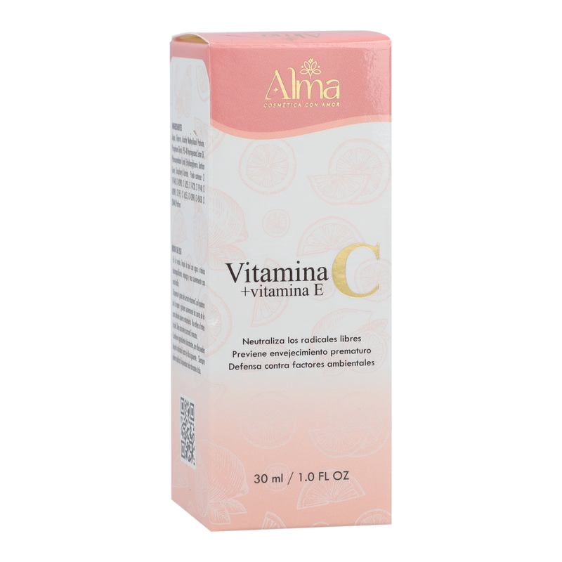 Suero/Sérum Antiedad de Vitamina C + Vitamina E - Alma Cosmetics
