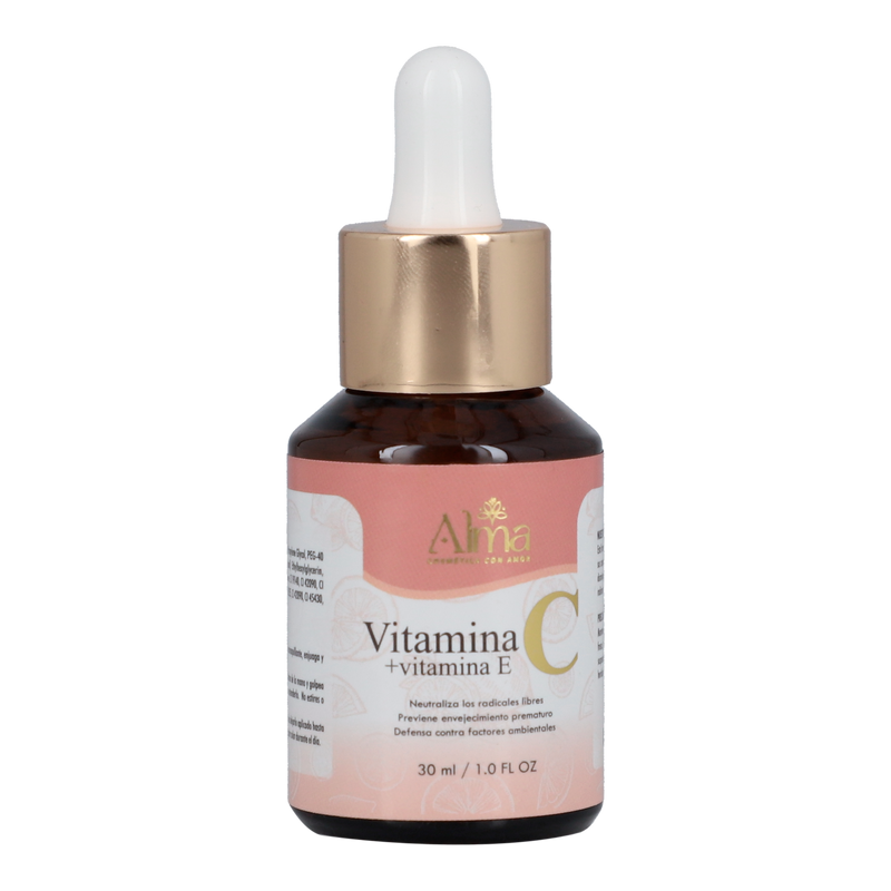 Suero/Sérum Antiedad de Vitamina C + Vitamina E - Alma Cosmetics