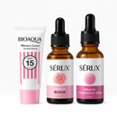Combo Rosa Sérux X2 + Bloqueador Solar de Regalo