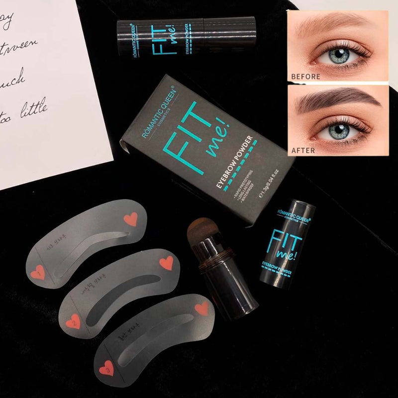 Kit x 3 Sello + Betún + Plantillas Para Cejas