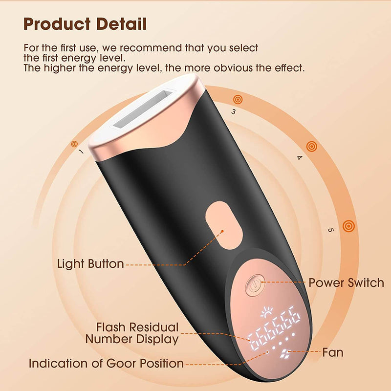 Depiladora Láser IPL: Luz Pulsada [Alta Capacidad: 999.999 Mil Disparos] - Lunaurea | Skincare, Maquillaje, Cosméticos