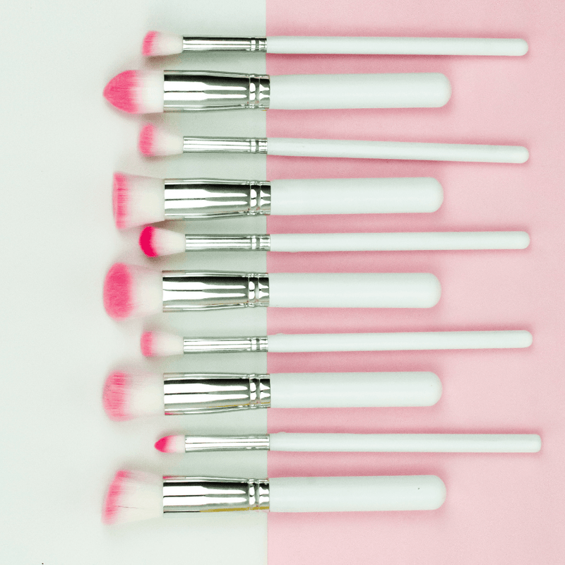 Kit Brochas de Maquillaje x 10 Unidades - Tienda Ellas: Maquillaje y Cosméticos