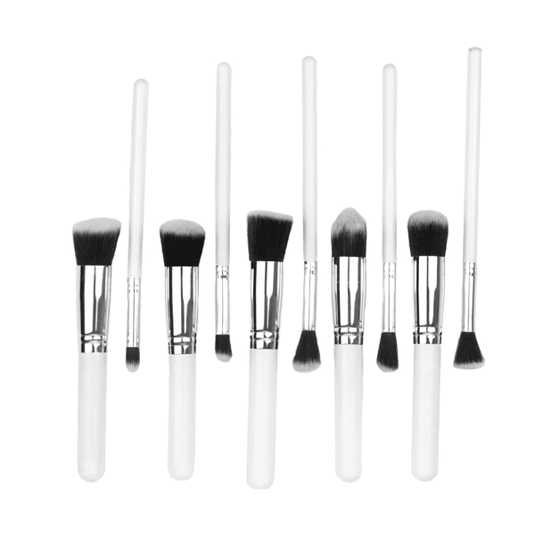 Kit Brochas de Maquillaje Kabuki x 10 Unidades - Lunaurea | Skincare, Maquillaje, Cosméticos