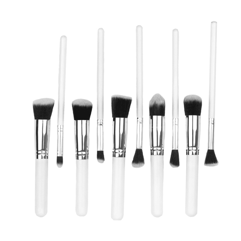 Kit Brochas de Maquillaje Kabuki x 10 Unidades - Lunaurea | Skincare, Maquillaje, Cosméticos