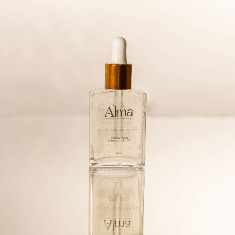 Ácido Hialurónico con Extracto de Pepino - Alma Cosmetics - Lunaurea | Skincare, Maquillaje, Cosméticos