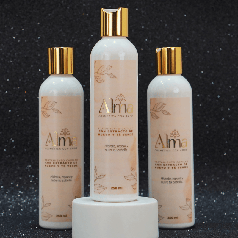 Tratamiento Capilar Con Extracto de Huevo - Alma Cosmetics - Lunaurea | Skincare, Maquillaje, Cosméticos