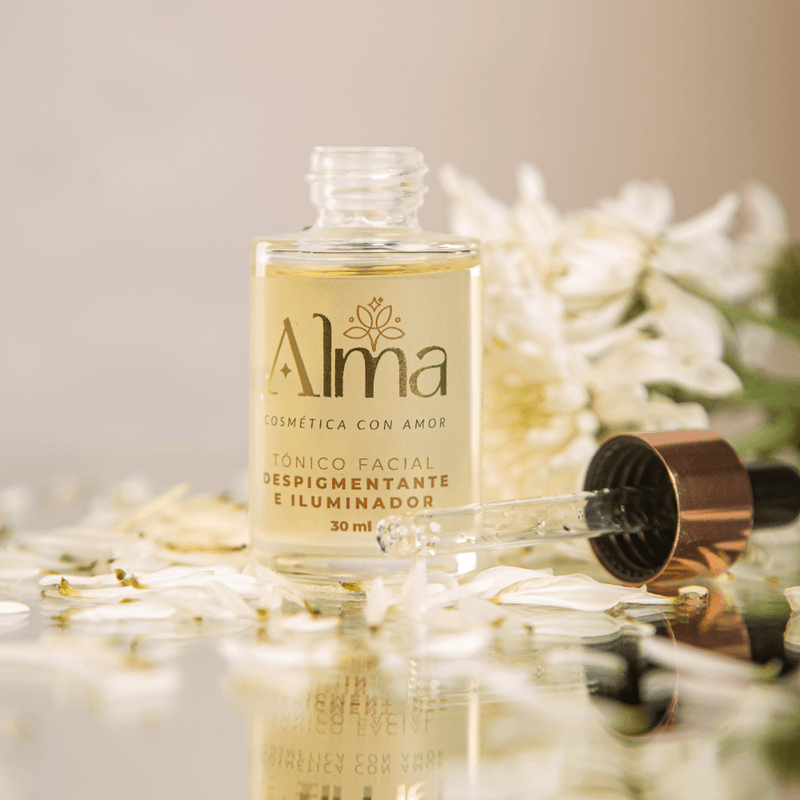Tónico Facial Despigmentante e Iluminador - Alma Cosmetics
