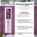 Crema Hidratante Post-Depilatoria - DERMOHELP - Lunaurea | Skincare, Maquillaje, Cosméticos