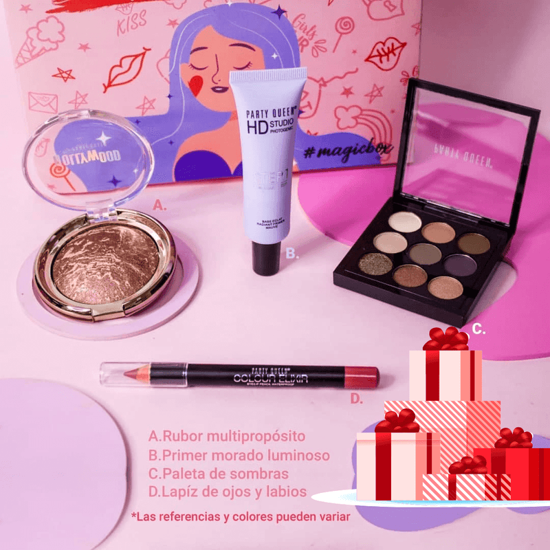 Kit de regalo Navideño - Maquillaje - Lunaurea | Skincare, Maquillaje, Cosméticos