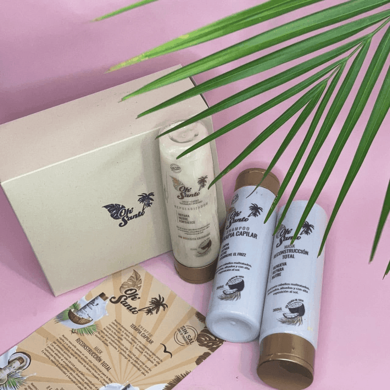 Mascarilla de Reconstrucción Capilar Oh Santo 300ml - Lunaurea | Skincare, Maquillaje, Cosméticos