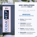 Spray Depilatorio Instantaneo - DERMOHELP - Lunaurea | Skincare, Maquillaje, Cosméticos