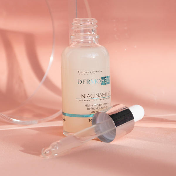 Niacinamida Suero Facial + Seboreductyl | DERMOHELP