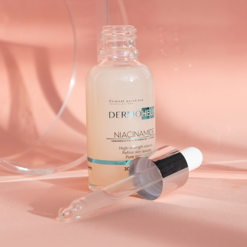 Niacinamida Suero Facial + Seboreductyl | DERMOHELP