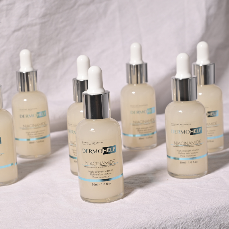 Niacinamida Suero Facial + Seboreductyl | DERMOHELP