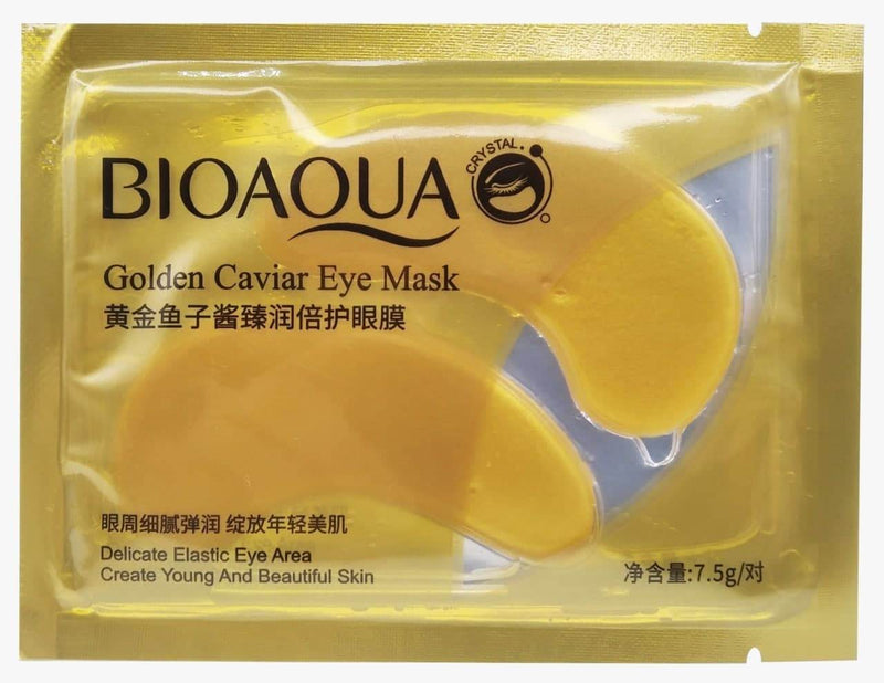 Parches Para Ojos Gold Caviar Eye BioAQUA - Lunaurea | Skincare, Maquillaje, Cosméticos