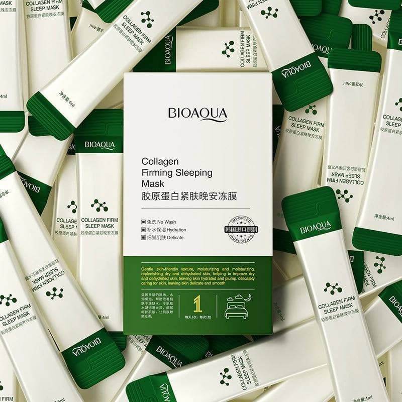 Mascarilla Reafirmante de Colágeno BioAQUA X 20 Unidades - Lunaurea | Skincare, Maquillaje, Cosméticos