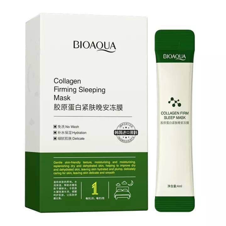 Mascarilla Reafirmante de Colágeno BioAQUA X 20 Unidades - Lunaurea | Skincare, Maquillaje, Cosméticos